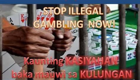 Illegal gambling back in Batangas .